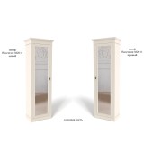 Шкаф 1-но дверный Валенсия М2011 цвет слоновая кость