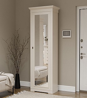 Шкаф 1-но дверный Валенсия М2011 цвет слоновая кость