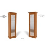 Шкаф 1-но дверный Валенсия М2011 цвет вишня