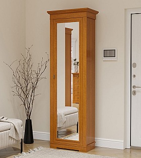 Шкаф 1-но дверный Валенсия М2011 цвет вишня