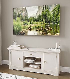 Тумба ТВ Валенсия М2006 цвет слоновая кость