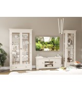 Витрина 1-но дверная Валенсия М2002 цвет слоновая кость Витрина 1-но дверная Валенсия М2002 цвет слоновая кость