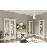 Витрина 1-но дверная Валенсия М2002 цвет слоновая кость Витрина 1-но дверная Валенсия М2002 цвет слоновая кость