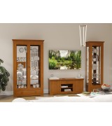 Витрина 1-но дверная Валенсия М2002 цвет вишня Витрина 1-но дверная Валенсия М2002 цвет вишня