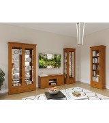 Витрина 1-но дверная Валенсия М2002 цвет вишня Витрина 1-но дверная Валенсия М2002 цвет вишня