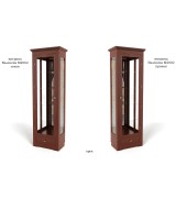 Витрина 1-но дверная Валенсия М2002 цвет орех