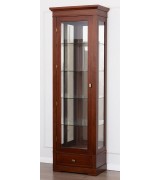 Витрина 1-но дверная Валенсия М2002 цвет орех