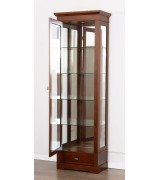 Витрина 1-но дверная Валенсия М2002 цвет орех