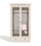 Витрина 2-х дверная Валенсия М2008 цвет слоновая кость Витрина 2-х дверная Валенсия М2008 цвет слоновая кость
