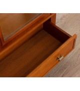 Витрина 2-х дверная Валенсия М2008 цвет вишня