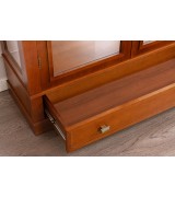 Витрина 2-х дверная Валенсия М2008 цвет вишня