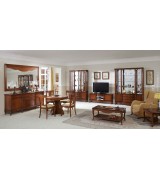 Витрина Disemobel 941 nogal-5 цвет орех 