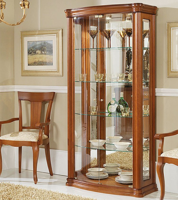 Витрина Disemobel 912 cerezo-5 цвет вишня Витрина Disemobel 912 cerezo-5 цвет вишня