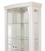Витрина Disemobel 912 vainilla цвет белый