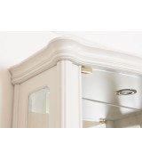 Витрина Disemobel 912 vainilla цвет белый