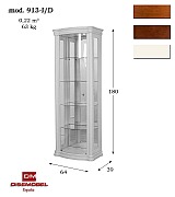 Витрина Disemobel 913 nogal-5 цвет орех
