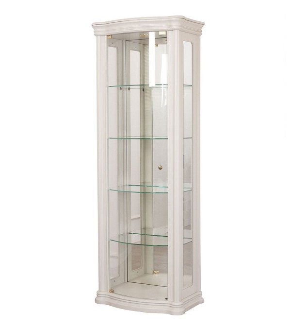 Витрина Disemobel 913 vainilla цвет белый Витрина Disemobel 913 vainilla цвет белый