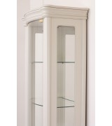 Витрина Disemobel 913 vainilla цвет белый Витрина Disemobel 913 vainilla цвет белый