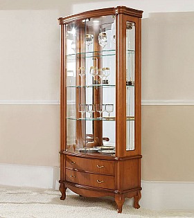 Витрина Disemobel 916 cerezo-5 цвет вишня 