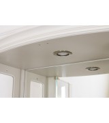 Витрина Disemobel 916 vainilla цвет белый 