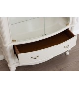 Витрина Disemobel 916 vainilla цвет белый 