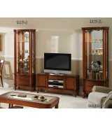 Витрина Disemobel 917 nogal-5 цвет орех