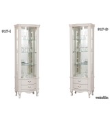 Витрина Disemobel 917 vainilla цвет белый Витрина Disemobel 917 vainilla цвет белый