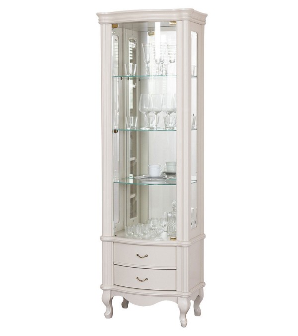 Витрина Disemobel 917 vainilla цвет белый Витрина Disemobel 917 vainilla цвет белый