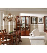 Витрина Disemobel 920 nogal-5 цвет орех 