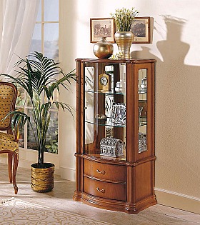 Витрина Disemobel 921 cerezo-5 цвет вишня 