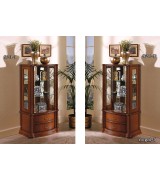 Витрина Disemobel 921 nogal-5 цвет орех 