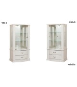 Витрина Disemobel 921 vainilla цвет белый Витрина Disemobel 921 vainilla цвет белый