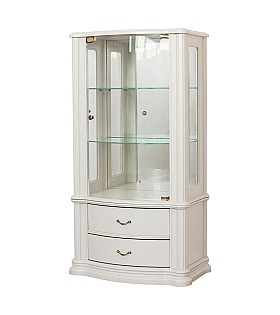 Витрина Disemobel 921 vainilla цвет белый