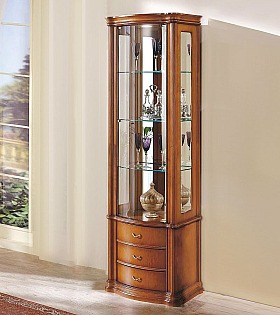 Витрина Disemobel 922 cerezo-5 цвет вишня 