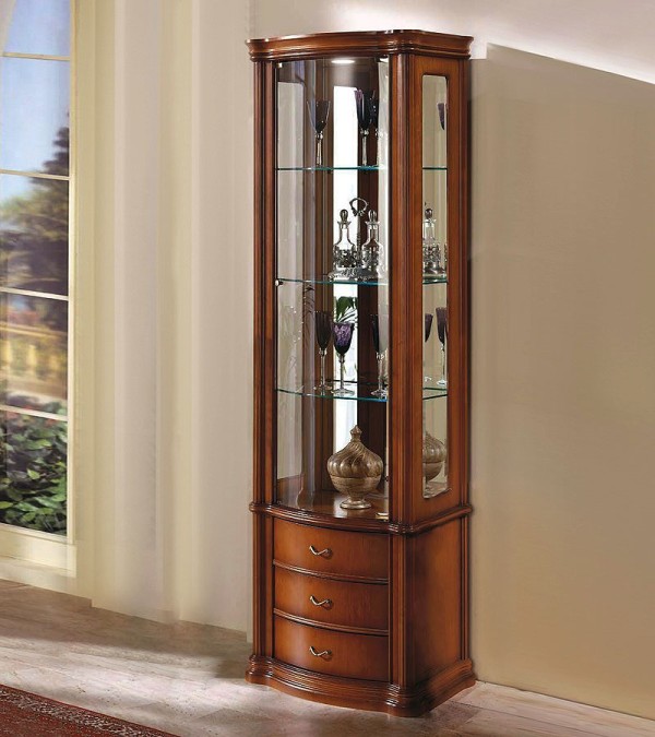 Витрина Disemobel 922 nogal-5 цвет орех Витрина Disemobel 922 nogal-5 цвет орех