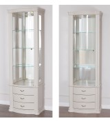 Витрина Disemobel 922 vainilla цвет белый