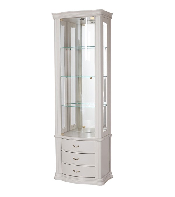 Витрина Disemobel 922 vainilla цвет белый