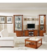 Витрина Disemobel 923 cerezo-5 цвет вишня 