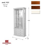 Витрина Disemobel 923 cerezo-5 цвет вишня 