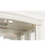 Витрина Disemobel 923 vainilla цвет белый