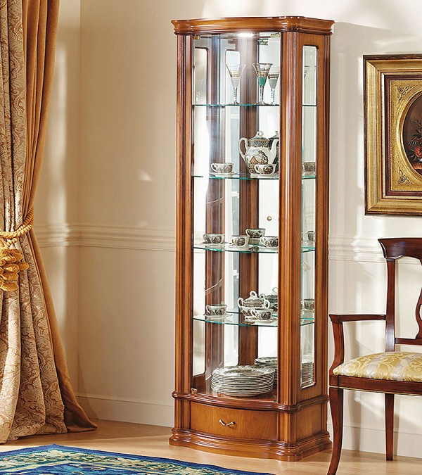 Витрина Disemobel 924 cerezo-5 цвет вишня Витрина Disemobel 924 cerezo-5 цвет вишня