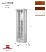 Витрина Disemobel 924 cerezo-5 цвет вишня Витрина Disemobel 924 cerezo-5 цвет вишня