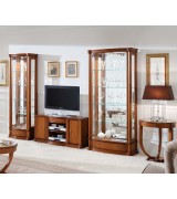 Витрина Disemobel 925 cerezo-5 цвет вишня 