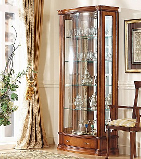 Витрина Disemobel 925 cerezo-5 цвет вишня 