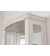 Витрина Disemobel 925 vainilla цвет белый