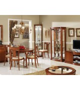 Угловая витрина Disemobel 926 nogal-5 цвет орех 