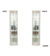 Угловая витрина Disemobel 926 vainilla цвет белый 