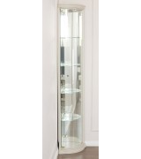 Угловая витрина Disemobel 926 vainilla цвет белый 