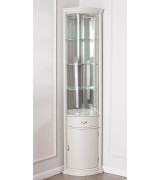 Угловая витрина Disemobel 928 vainilla цвет белый