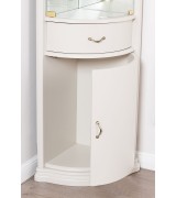 Угловая витрина Disemobel 928 vainilla цвет белый